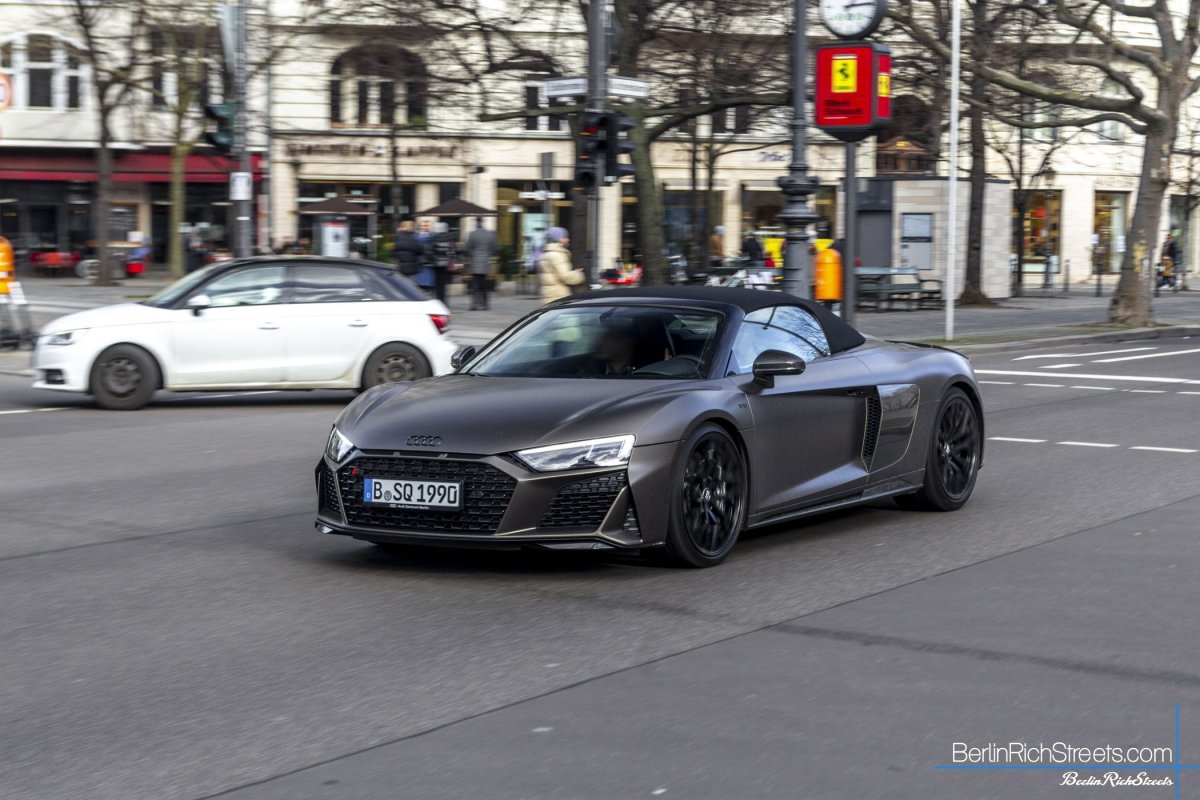 Audi R8 V10 Spyder Performance (2019) spotted in Berlin — BerlinRichStreets